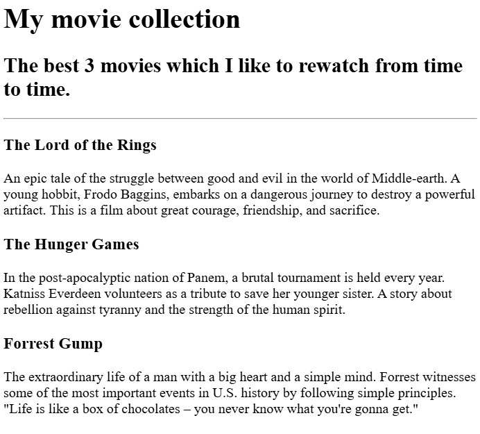 movie collection preview